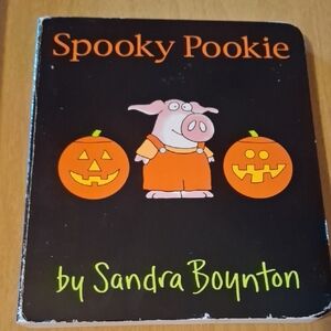 Spooky Pookie Halloween Pig Costume Board Book - Orange